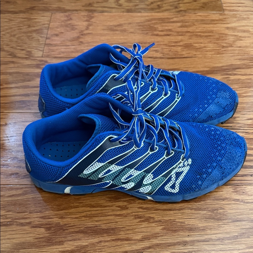 Inov-8 Blue and White Sneakers